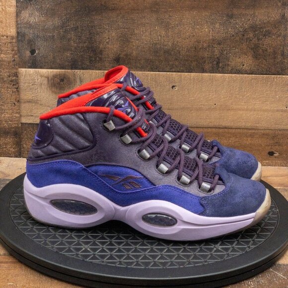 REEBOK QUESTION MID GHOST OF CHRISTMAS FUTURE MENS ATHLETIC SHOES SIZE 11 - Picture 9 of 9